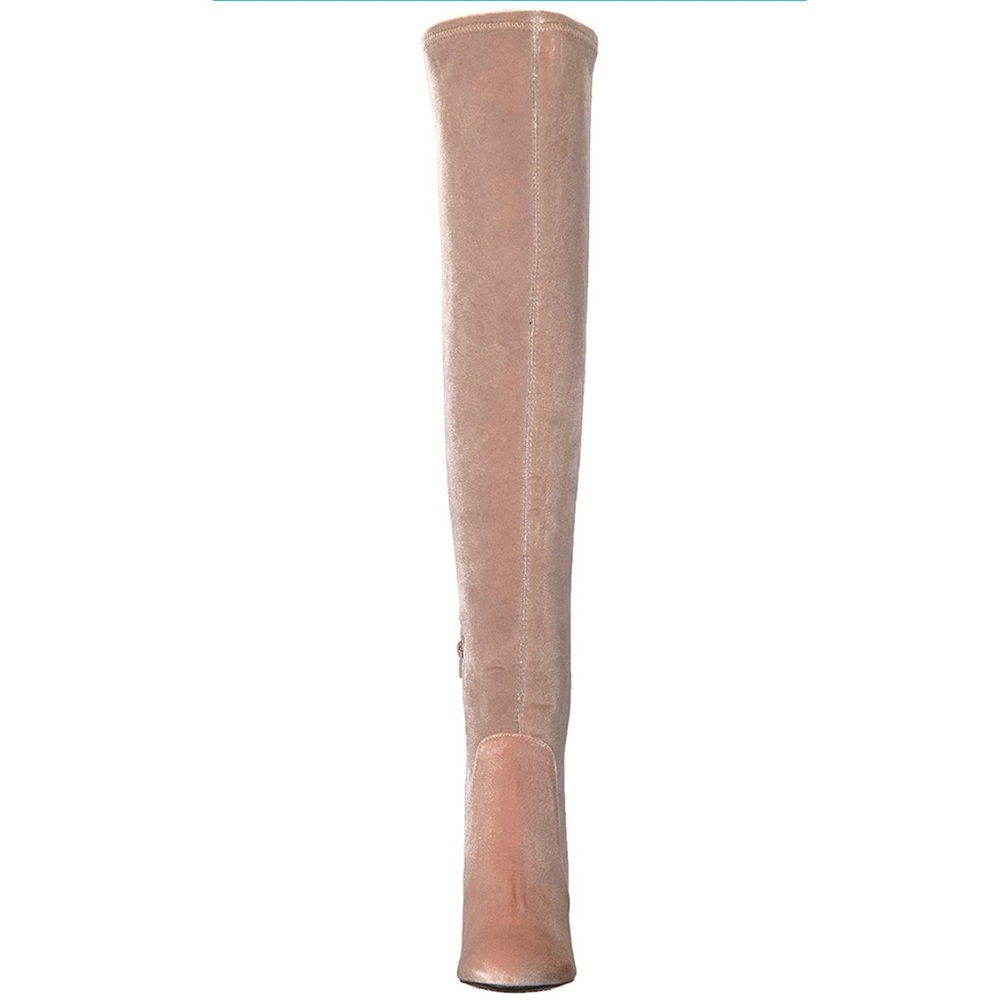 Crushing On You Baby Velvet Over The Knee Boots - Picture 6 of 6